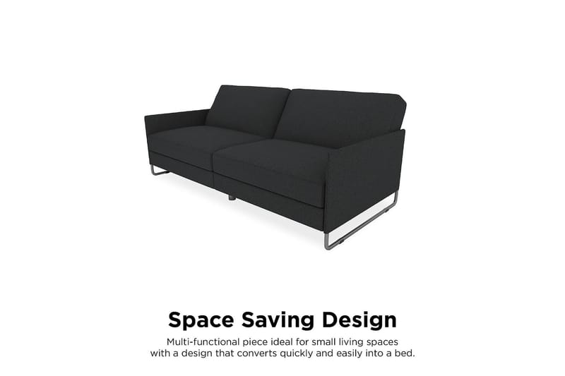 Pembroke 2-seters Sovesofa Grå - Dorel Home - Møbler - Sofaer - Sovesofaer - 2 seters sovesofa