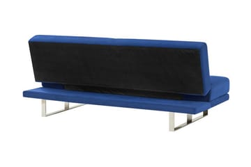 Selekk Sammenleggbar 2-seter Sovesofa 105x192 cm i Fløyel - Blå - Møbler - Sofaer - Sovesofaer - 2 seters sovesofa