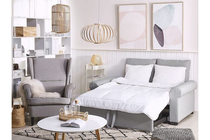 Silda 2-seters Sovesofa - Lysegrå - Møbler - Sofaer - Sovesofaer - 2 seters sovesofa