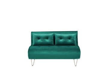 Sofa 2-seters Fløyel Mørkegrønn VESTFOLD