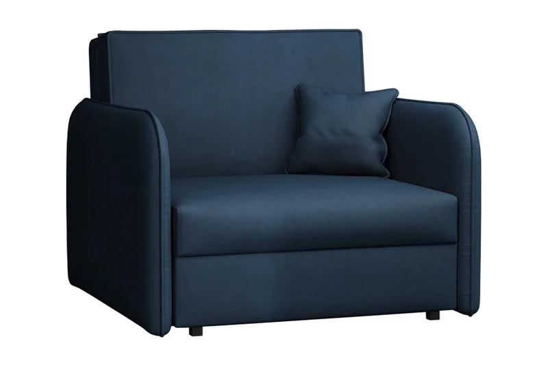 Viva Sovelenestol - Svart - Møbler - Sofaer - Sovesofaer - 2 seters sovesofa