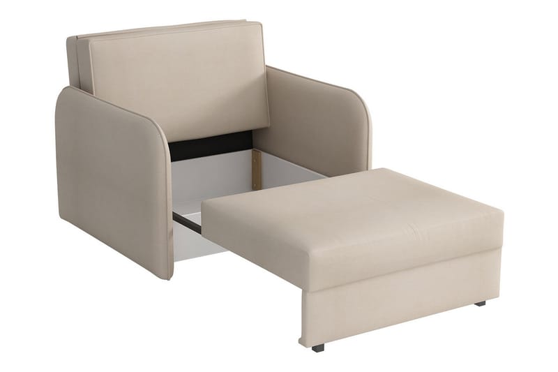 Viva Sovelenestol - Svart - Møbler - Sofaer - Sovesofaer - 2 seters sovesofa