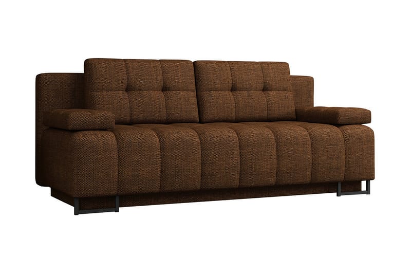 3-seter Sovesofa - Brun - Møbler - Sofaer - Sovesofaer