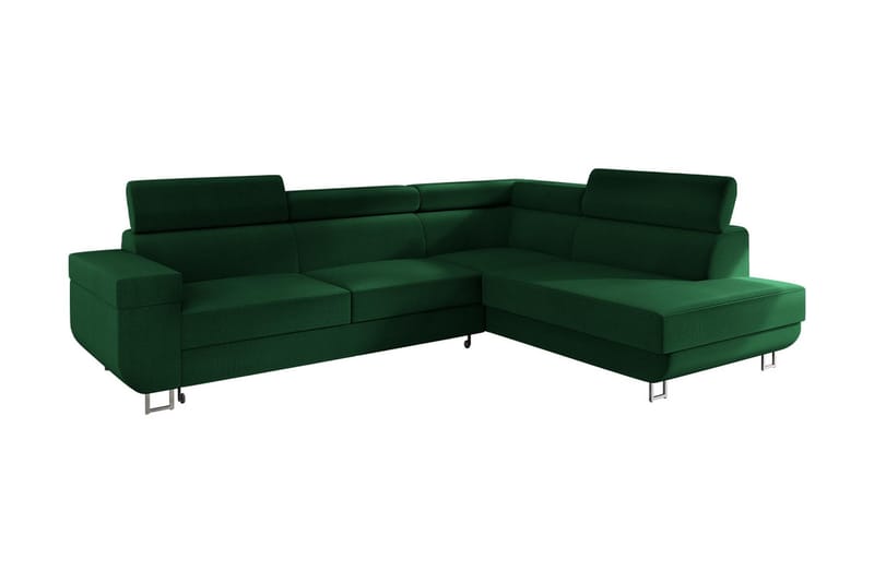 3-seters Hjørnesovesofa - Grønn - Møbler - Sofaer - Sovesofaer