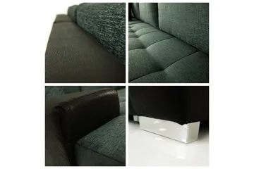 3-seters Hjørnesovesofa - Rosa - Møbler - Sofaer - Sovesofaer