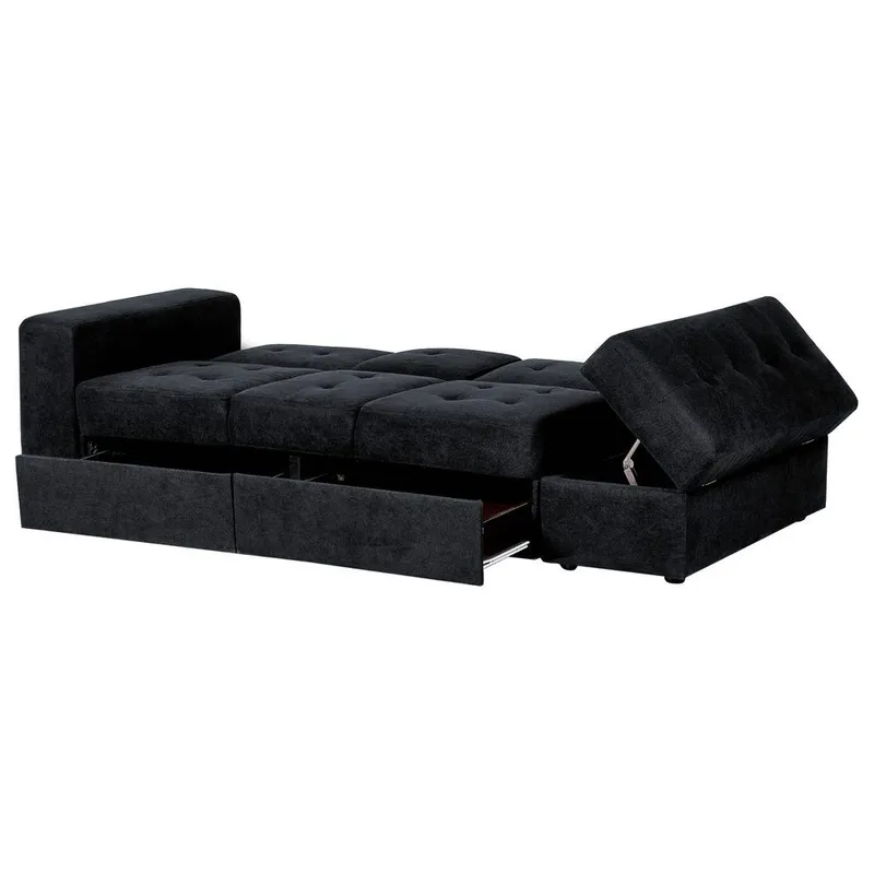 3-seters sofa Falster - Svart - Møbler - Sofaer - Sovesofaer
