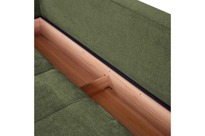 3-seters sofa Innvik - Grønn, 213x156 cm - Møbler - Sofaer - Sovesofaer