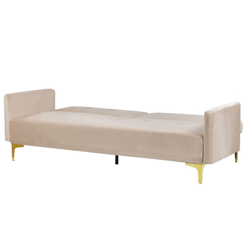 3-seters sofa Lucan - Beige, gull - Møbler - Sofaer - Sovesofaer