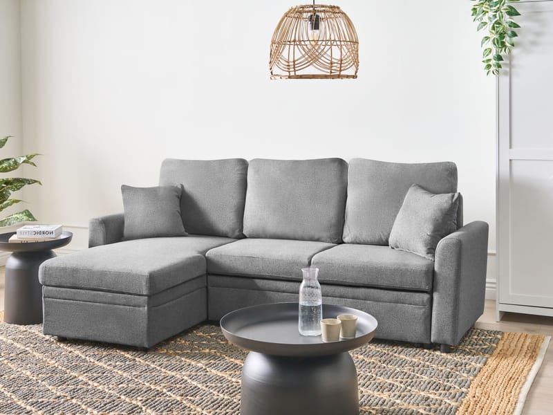3-seters sofa Nassjo høyrevendt - Grå - Møbler - Sofaer - Sovesofaer