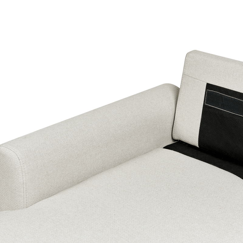 3-seters sofa Nassjo høyrevendt - Lys beige - Møbler - Sofaer - Sovesofaer