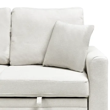 3-seters sofa Nassjo høyrevendt - Lys beige - Møbler - Sofaer - Sovesofaer