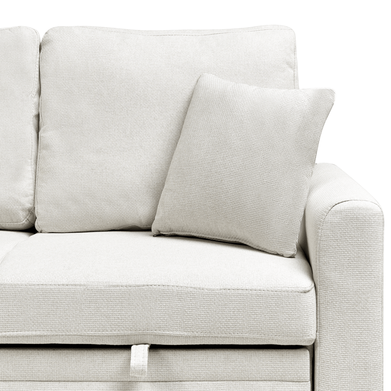 3-seters sofa Nassjo høyrevendt - Lys beige - Møbler - Sofaer - Sovesofaer