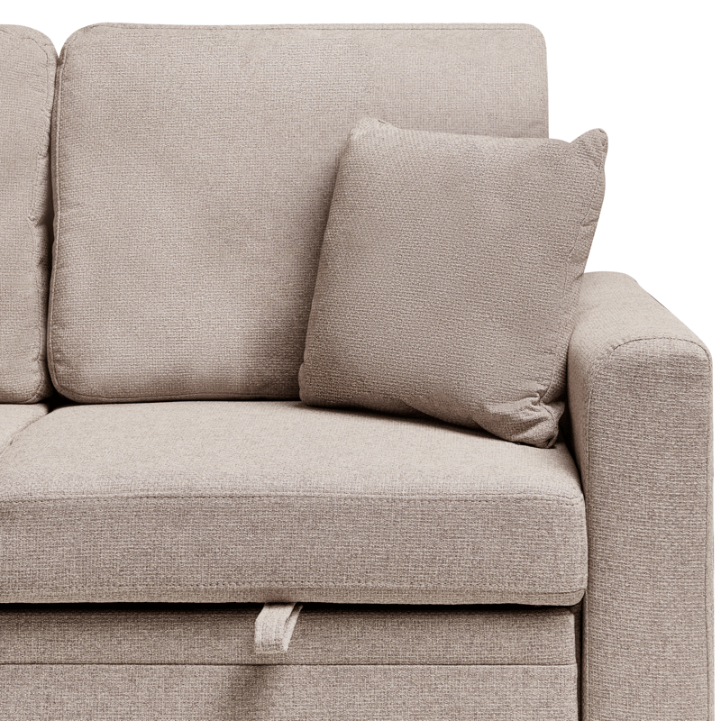 3-seters sofa Nassjo høyrevendt - Lys brun - Møbler - Sofaer - Sovesofaer