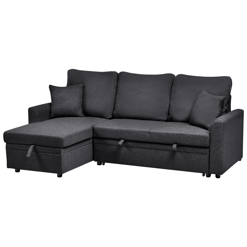 3-seters sofa Nassjo høyrevendt - Svart - Møbler - Sofaer - Sovesofaer