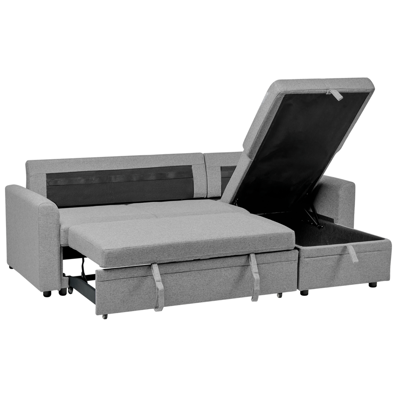 3-seters sofa Nassjo venstrevendt - Grå - Møbler - Sofaer - Sovesofaer