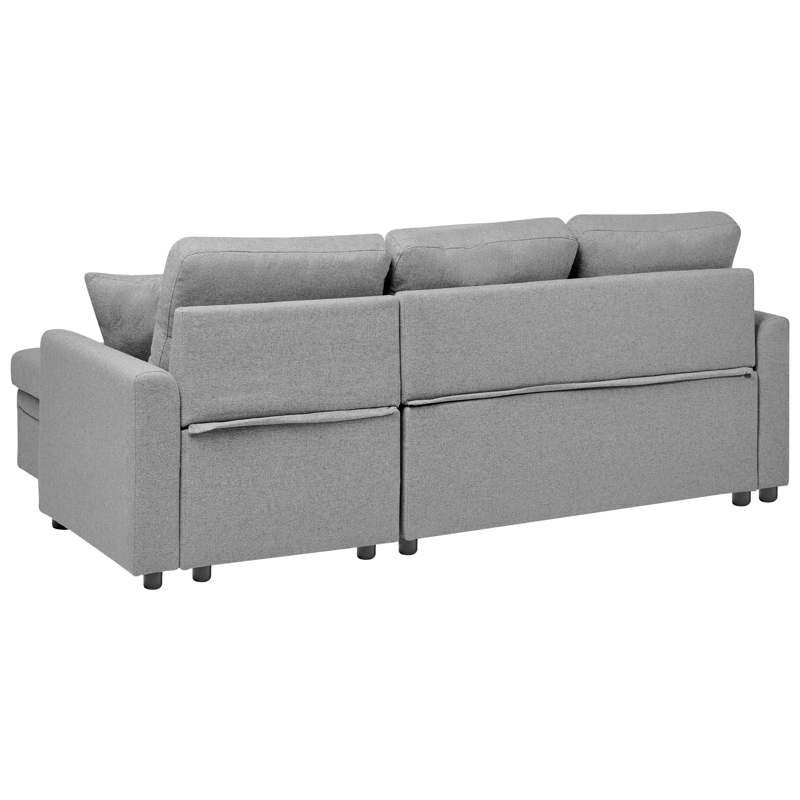 3-seters sofa Nassjo venstrevendt - Grå - Møbler - Sofaer - Sovesofaer
