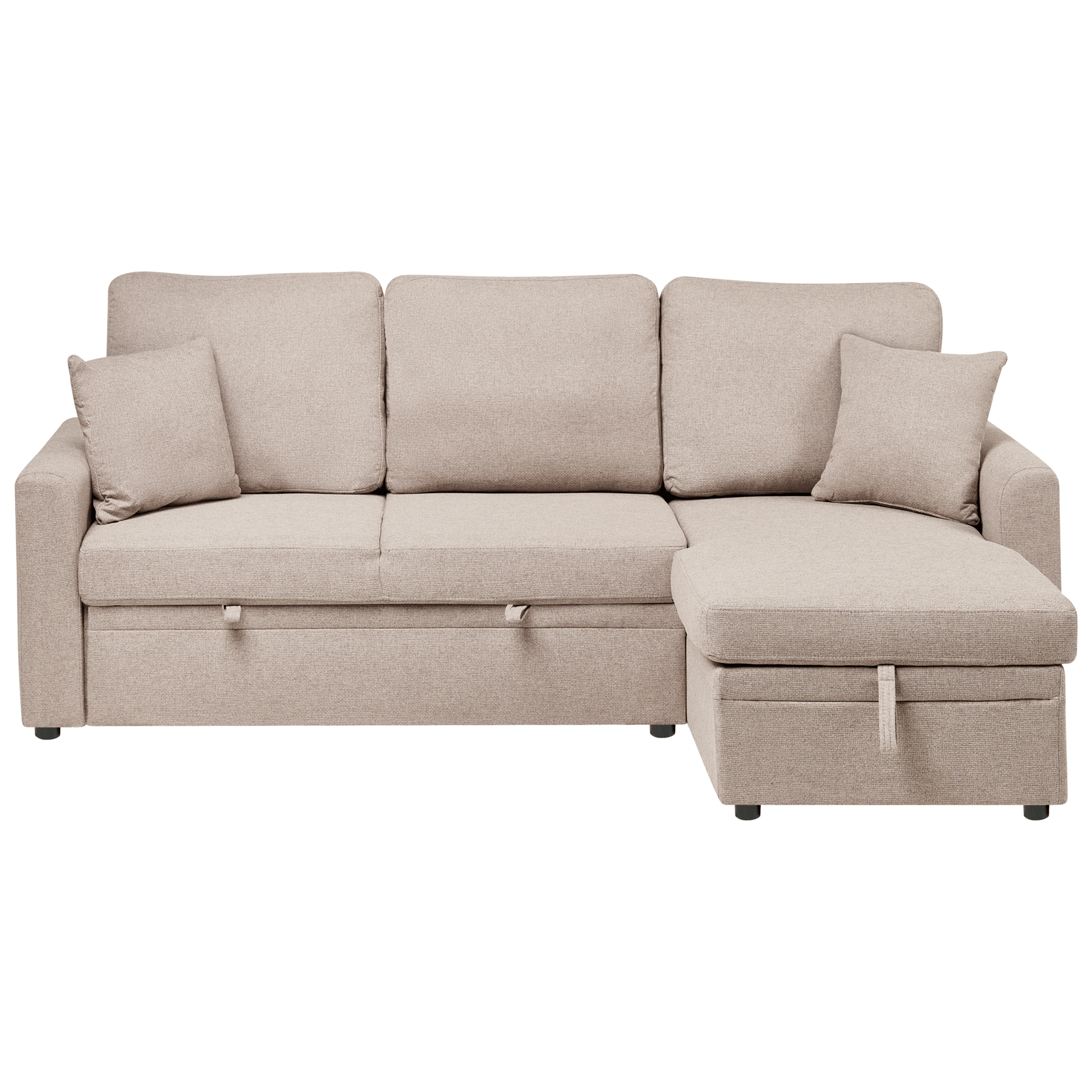 3-seters sofa Nassjo venstrevendt - Lys brun