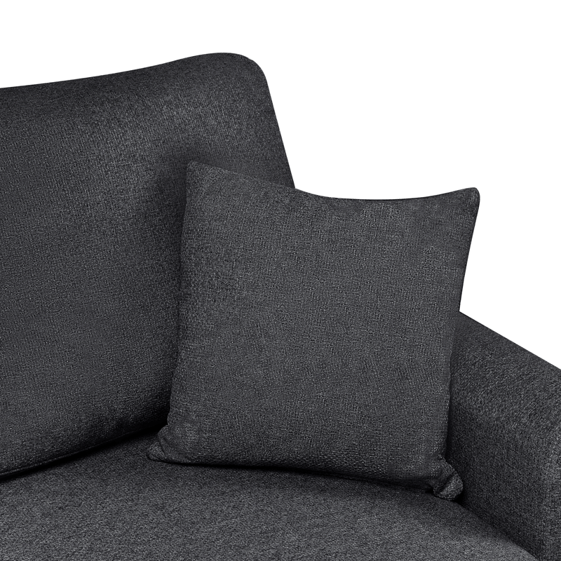 3-seters sofa Nassjo venstrevendt - Svart - Møbler - Sofaer - Sovesofaer