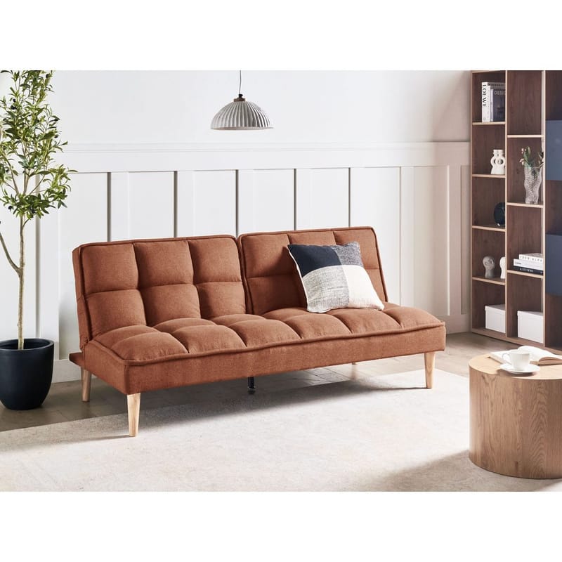 3-seters sofa Siljan - Gullbrunt, lyst tre - Møbler - Sofaer - Sovesofaer
