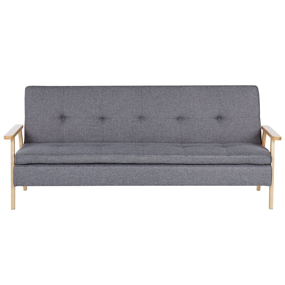 3-seters sofa Tjorn - Grå, lyst tre