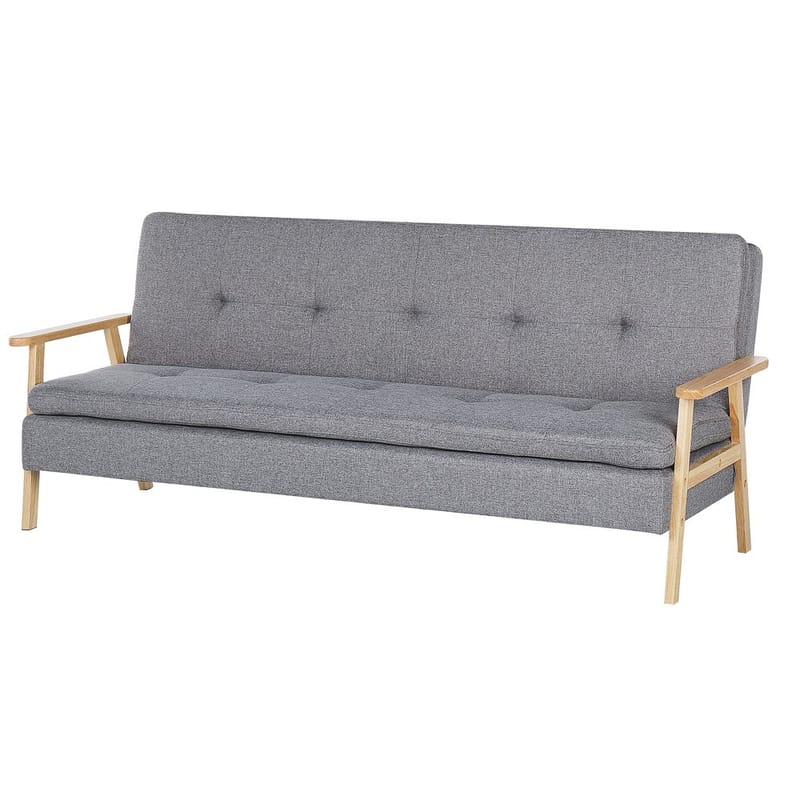3-seters sofa Tjorn - Lys grå, lyst tre - Møbler - Sofaer - Sofagrupper
