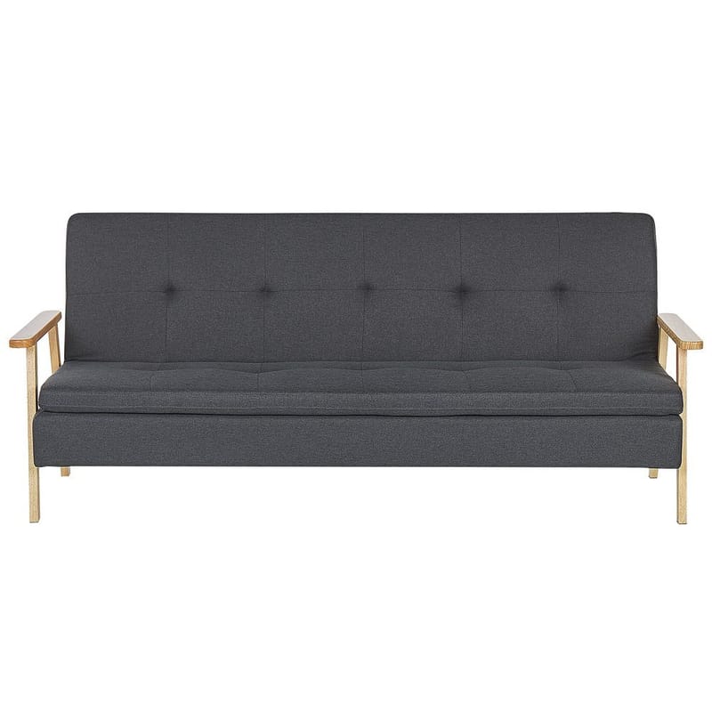 3-seters sofa Tjorn, Mørk grå, lyst tre