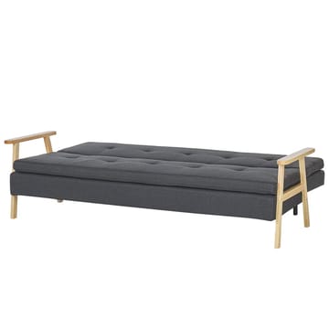 3-seters sofa Tjorn - Mørk grå, lyst tre - Møbler - Sofaer - Sovesofaer