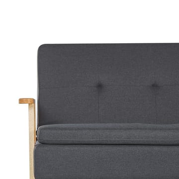 3-seters sofa Tjorn - Mørk grå, lyst tre - Møbler - Sofaer - Sovesofaer