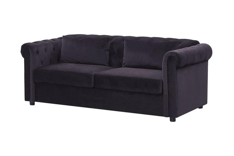 Amiens Sovesofa - Svart - Møbler - Sofaer - Sovesofaer - 3 seters sovesofa