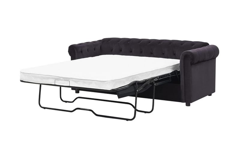 Amiens Sovesofa - Svart - Møbler - Sofaer - Sovesofaer - 3 seters sovesofa