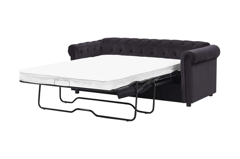 Amiens Sovesofa - Svart - Møbler - Sofaer - Sovesofaer - 3 seters sovesofa