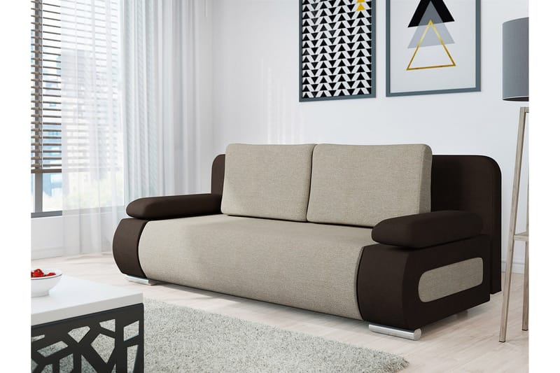 3-seters Sovesofa - Beige - Møbler - Sofaer - Sovesofaer