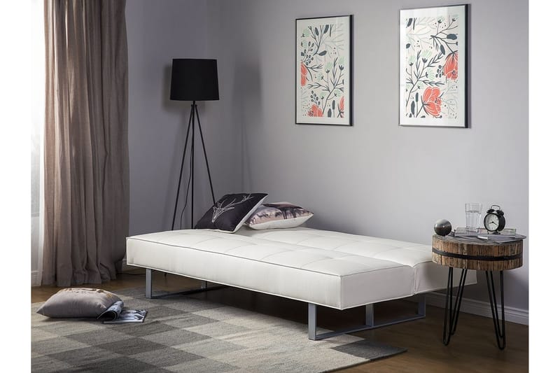 Derby Sovesofa  88 cm - Hvit - Møbler - Sofaer - Sovesofaer - 3 seters sovesofa