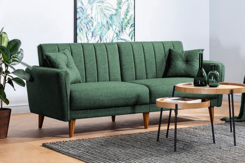 Fendykes 3-seter Sovesofa - Grønn - Møbler - Sofaer - Sovesofaer - 3 seters sovesofa