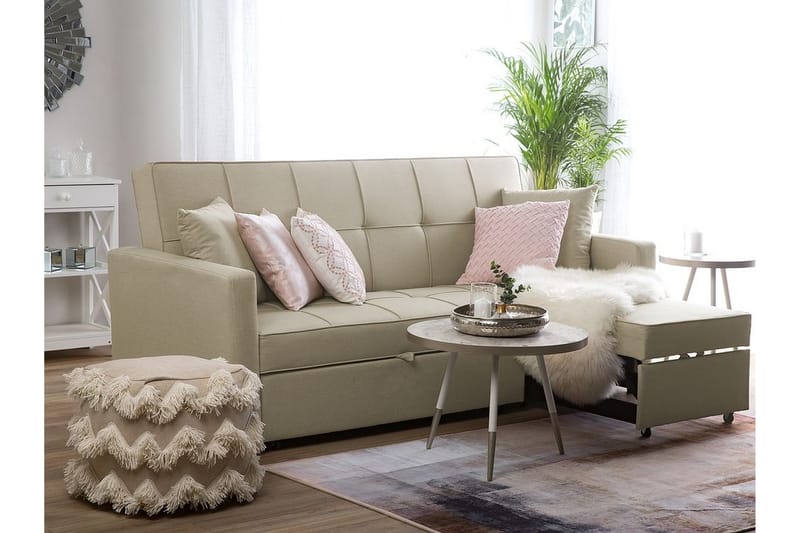 Glomma Sovesofa 207 cm - Beige - Møbler - Sofaer - Sovesofaer - 3 seters sovesofa