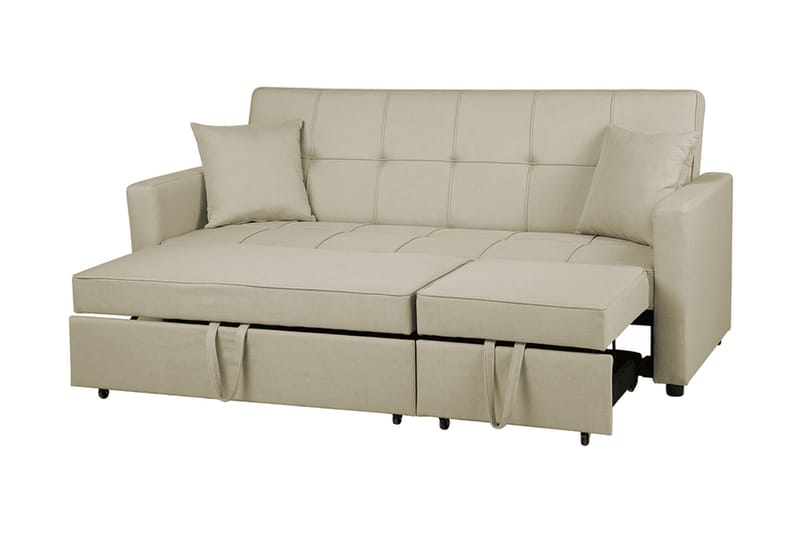 Glomma Sovesofa 207 cm - Beige - Møbler - Sofaer - Sovesofaer - 3 seters sovesofa