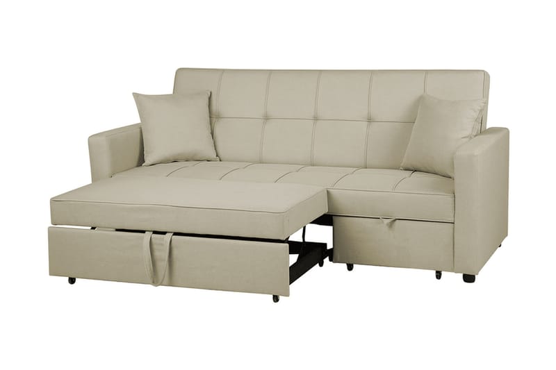 Glomma Sovesofa 207 cm - Beige - Møbler - Sofaer - Sovesofaer - 3 seters sovesofa