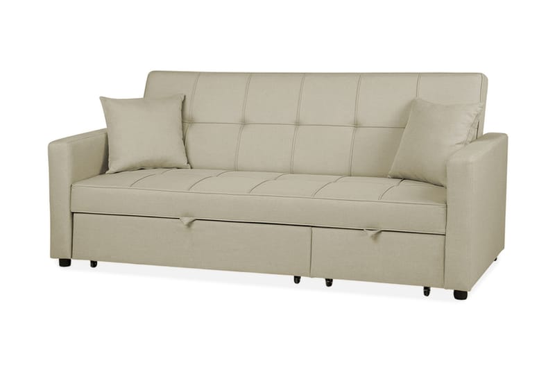 Glomma Sovesofa 207 cm - Beige - Møbler - Sofaer - Sovesofaer - 3 seters sovesofa
