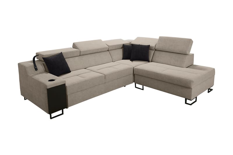 3-seters Sovesofa Høyre, Beige