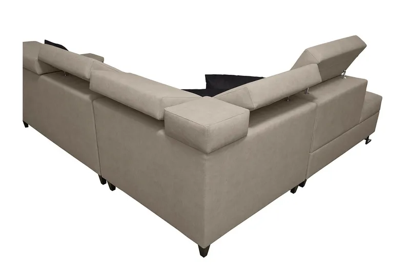 3-seters Sovesofa Høyre - Beige - Møbler - Sofaer - Sovesofaer
