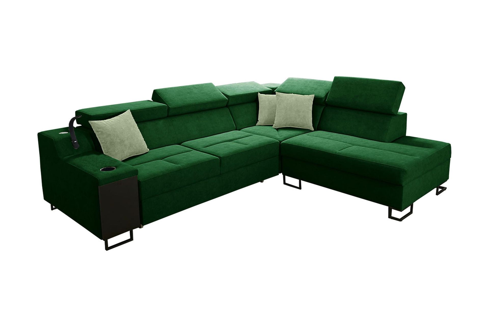 3-seters Sovesofa Høyre - Grønn