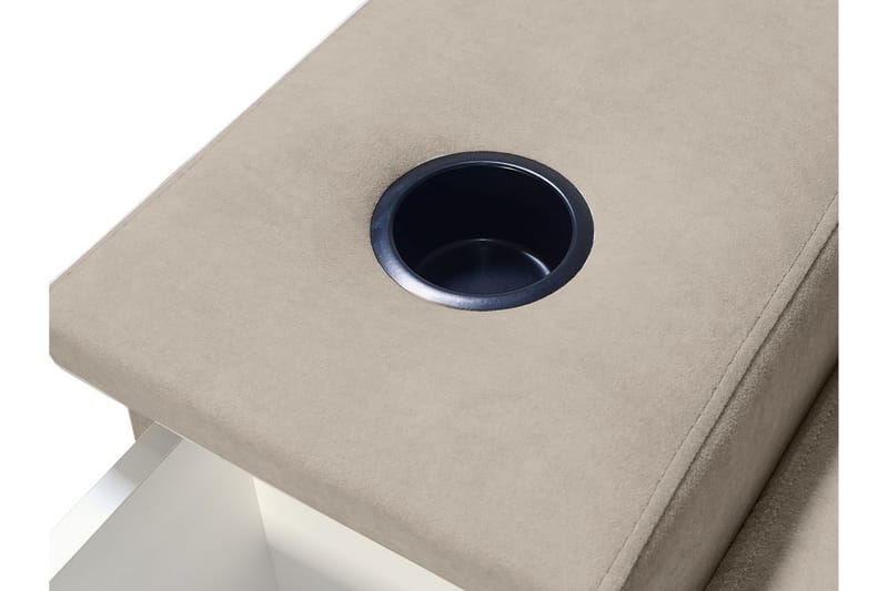 3-seters Sovesofa Høyre - Rosa - Møbler - Sofaer - Sovesofaer