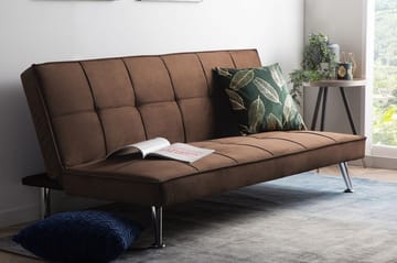 Hasle Sovesofa 168 cm - Brun - Møbler - Sofaer - Sovesofaer - 3 seters sovesofa