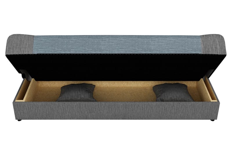 Jonas Sovesofa 195x87x86 cm - Rød - Møbler - Sofaer - Sovesofaer - 3 seters sovesofa
