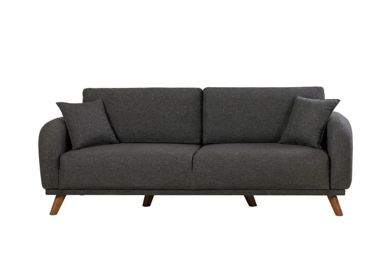 Malkiat Sovesofa - Antrasitt - Møbler - Sofaer - Sovesofaer - 3 seters sovesofa