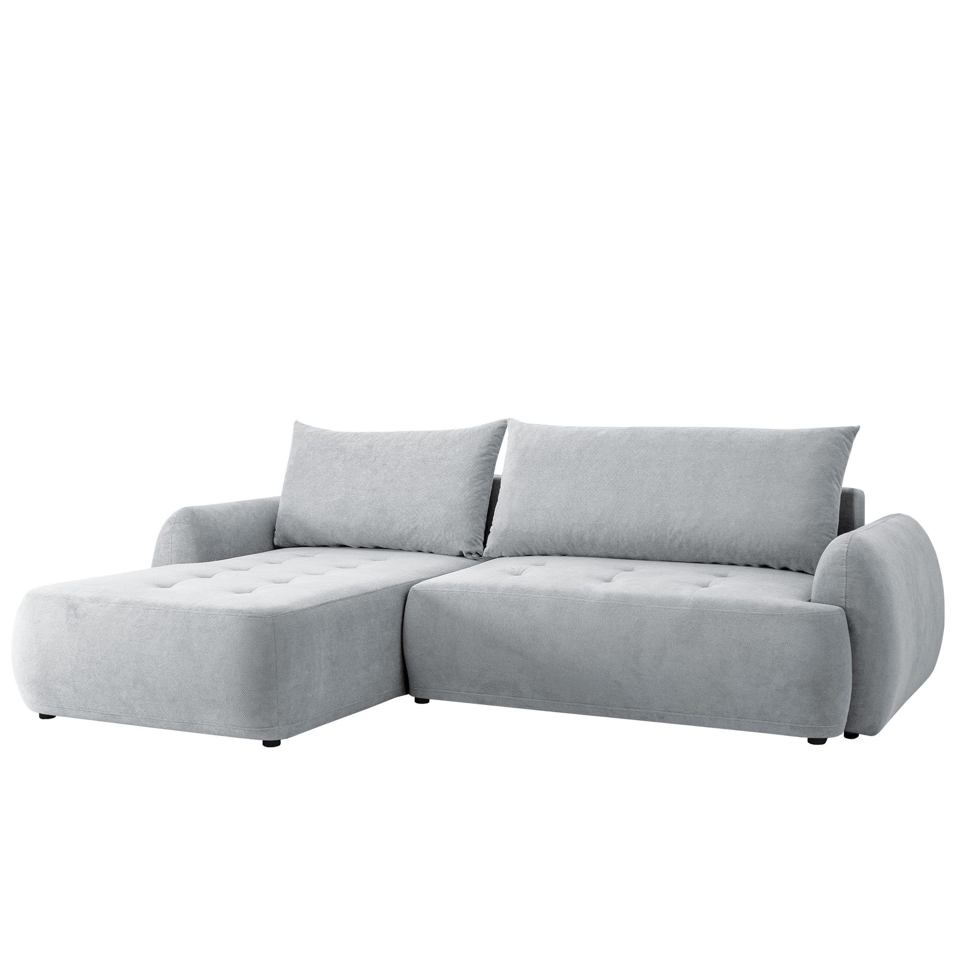 3-seters sovesofa med divan BUENO Cruz 80 Venstrevendt - Lysegrå