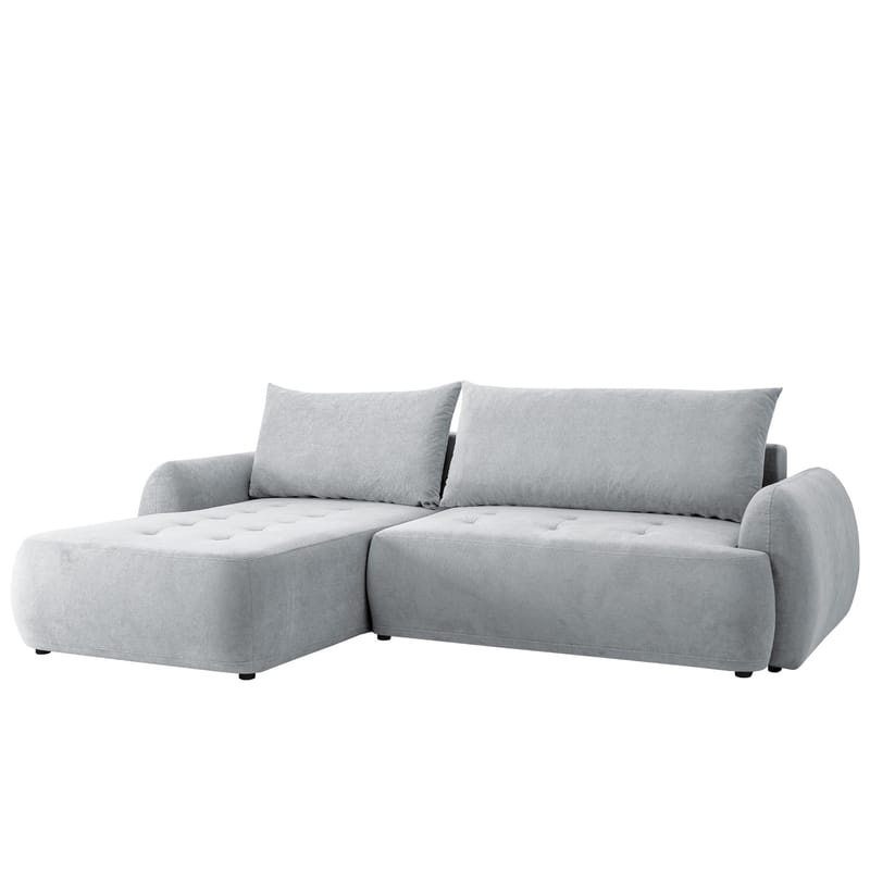3-seters sovesofa med divan BUENO Cruz 80 Venstrevendt - Lysegrå - Møbler - Sofaer - Sovesofaer