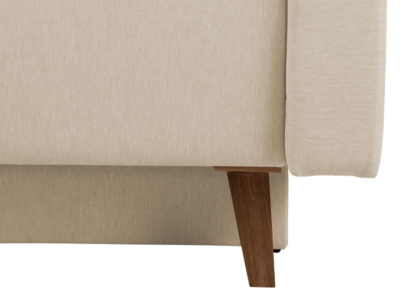 3-seters sovesofa med divan OVIEDO Verita 03 - Beige - Møbler - Sofaer - Sovesofaer