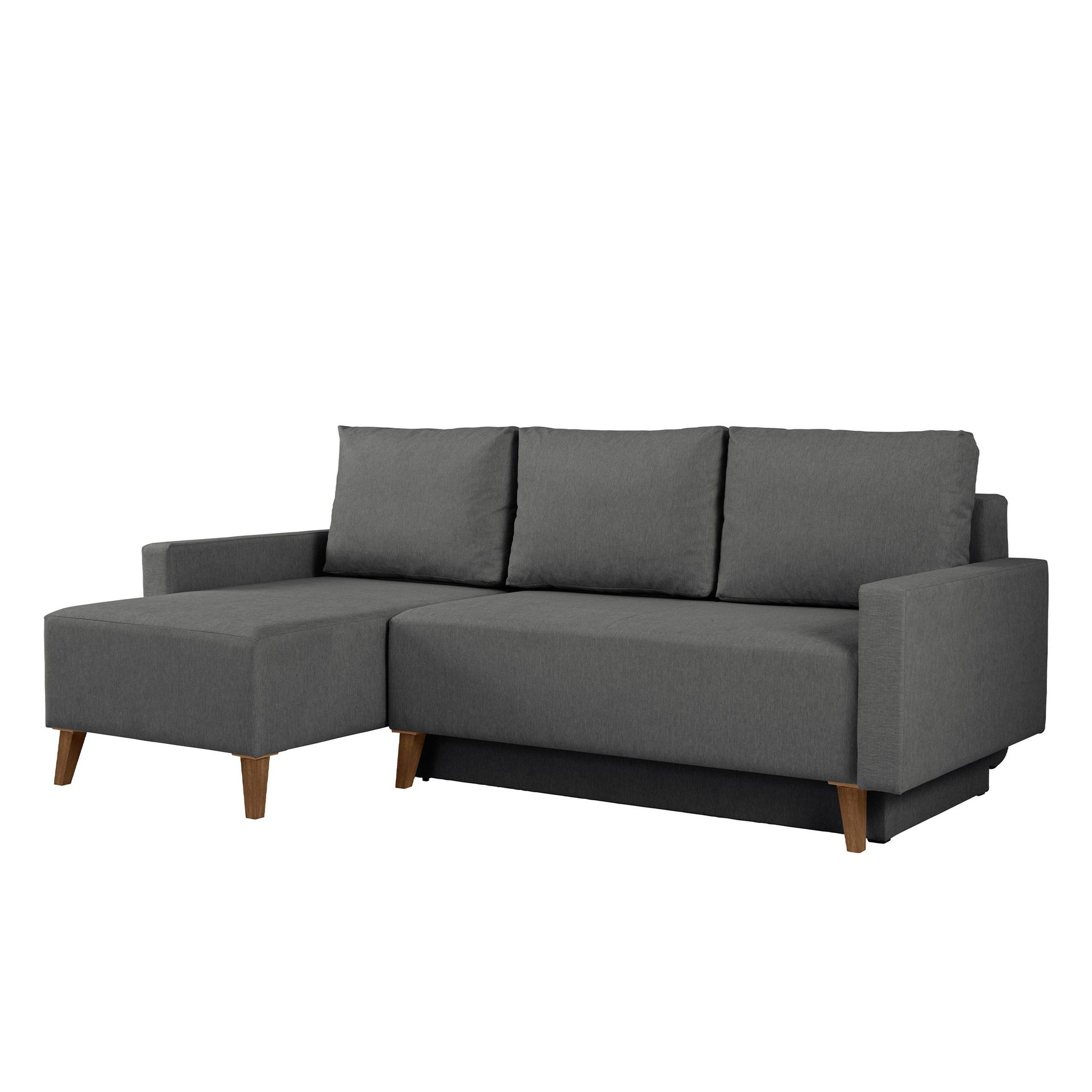 3-seters sovesofa med divan OVIEDO Verita 88 - Grå