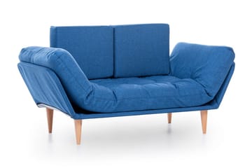 Mezonzo 3-seter Sammenleggbar Sovesofa 70x200 cm i Stoff - Blå - Møbler - Sofaer - Sovesofaer - 3 seters sovesofa